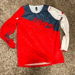 100 Percent Long Sleeved Downhill Racing Bike Jersey R Core